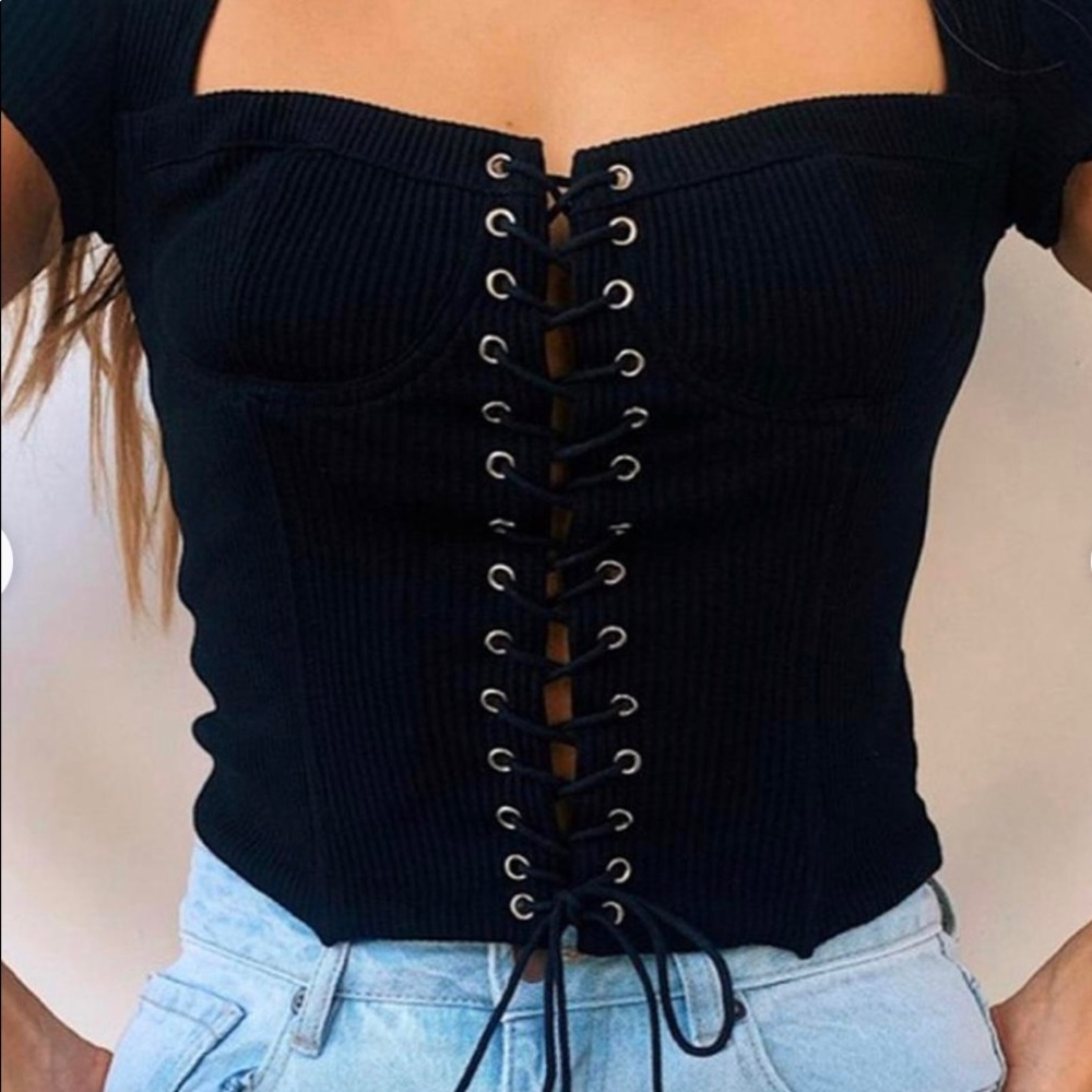 I.AM.GIA Portia short sleeve top